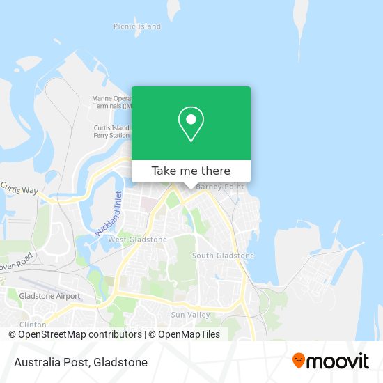 Australia Post map