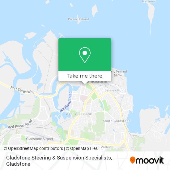 Gladstone Steering & Suspension Specialists map