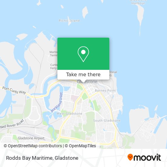 Rodds Bay Maritime map