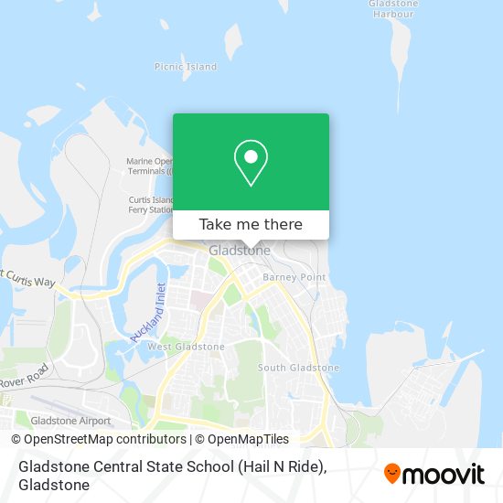 Gladstone Central State School (Hail N Ride) map