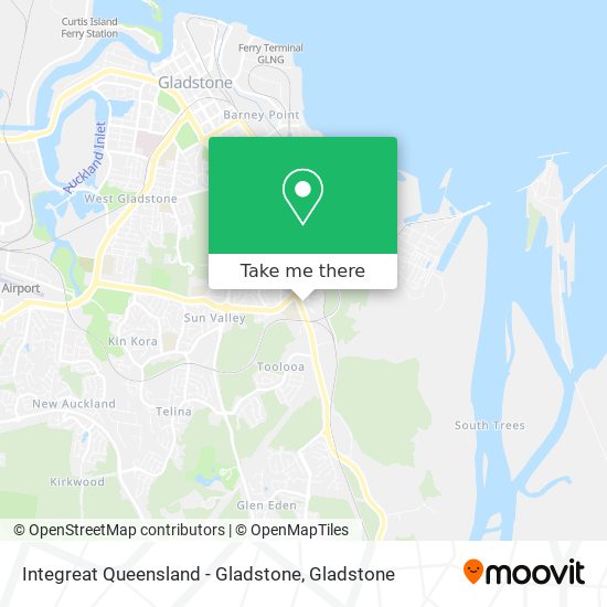 Integreat Queensland - Gladstone map