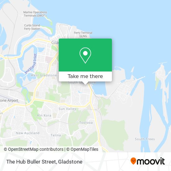 The Hub Buller Street map