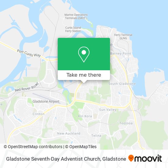 Gladstone Seventh-Day Adventist Church map