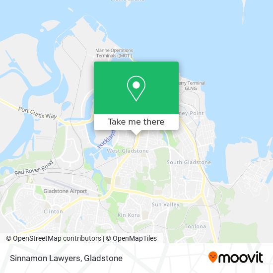 Sinnamon Lawyers map