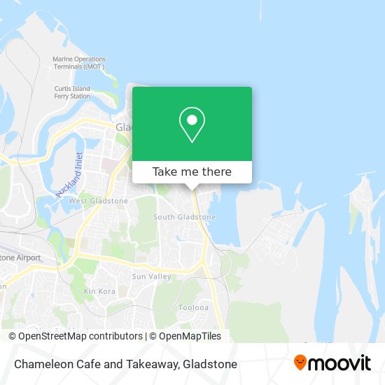 Chameleon Cafe and Takeaway map