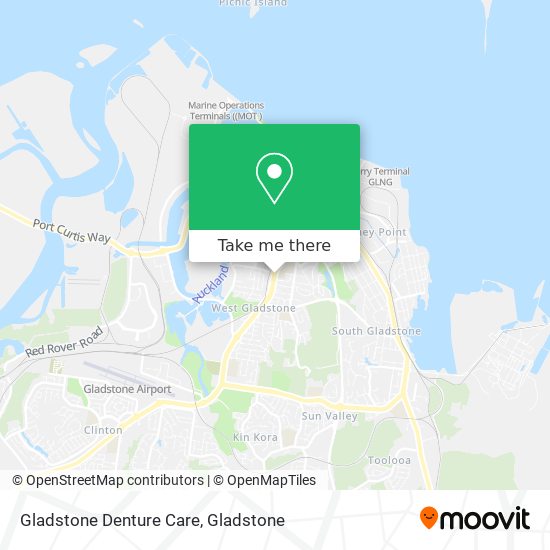 Gladstone Denture Care map