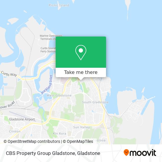 CBS Property Group Gladstone map