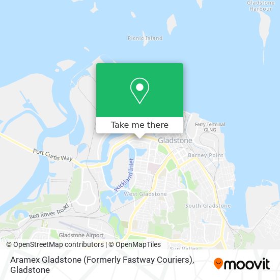 Aramex Gladstone (Formerly Fastway Couriers) map