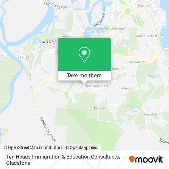 Mapa Ten Heads Immigration & Education Consultants