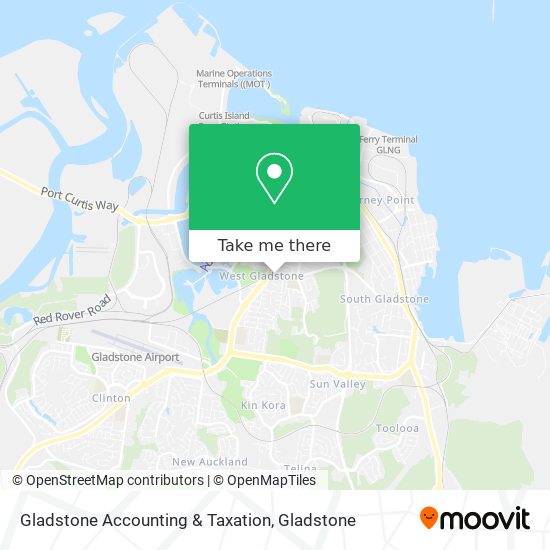 Mapa Gladstone Accounting & Taxation