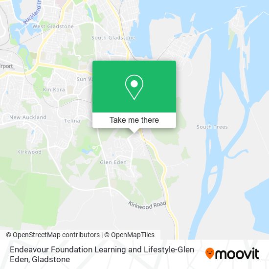 Endeavour Foundation Learning and Lifestyle-Glen Eden map