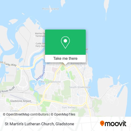 St Martin's Lutheran Church map