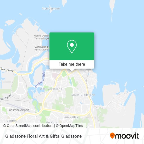 Gladstone Floral Art & Gifts map