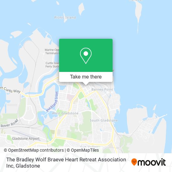 The Bradley Wolf Braeve Heart Retreat Association Inc map