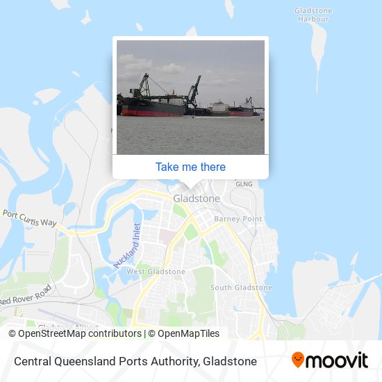 Central Queensland Ports Authority map
