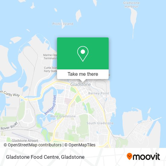 Gladstone Food Centre map