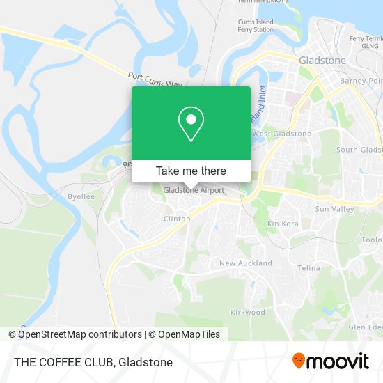 THE COFFEE CLUB map