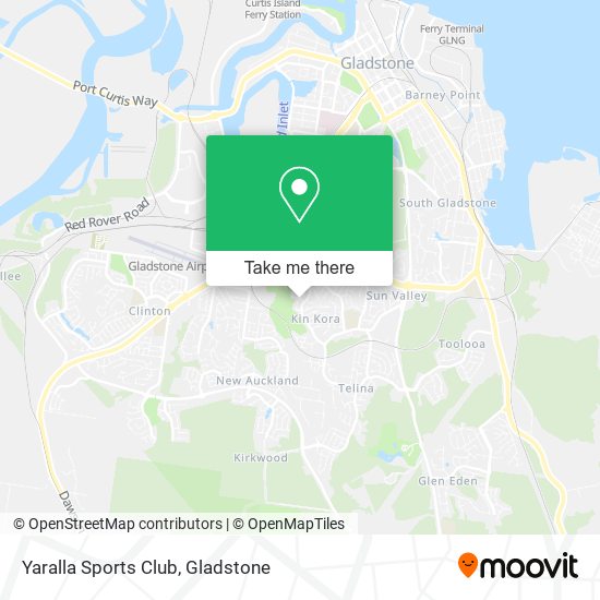 Yaralla Sports Club map
