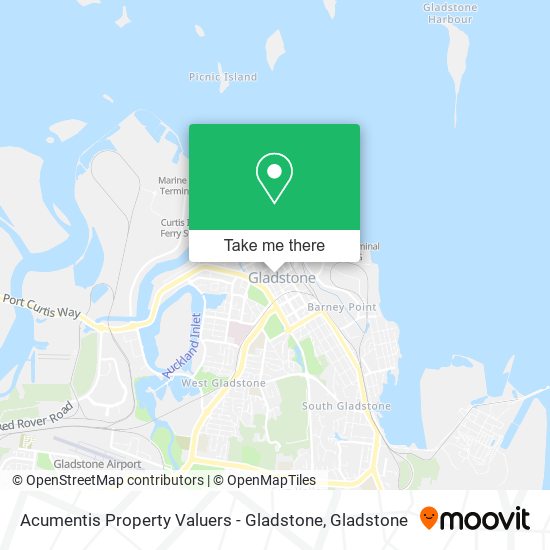 Acumentis Property Valuers - Gladstone map