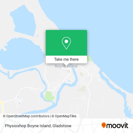 Mapa Physioshop Boyne Island