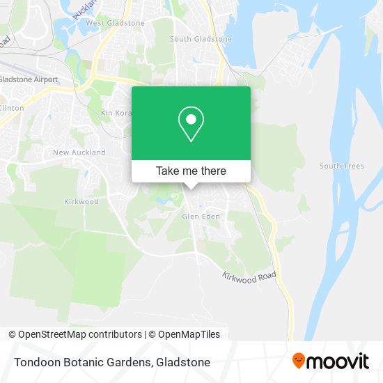 Tondoon Botanic Gardens map