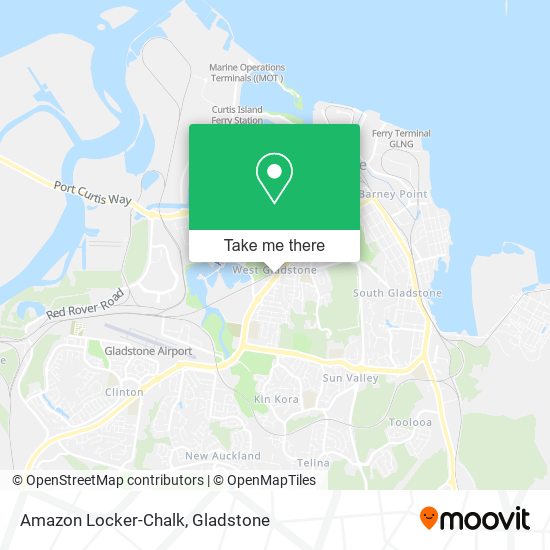 Amazon Locker-Chalk map