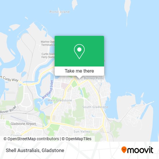 Shell Australia's map