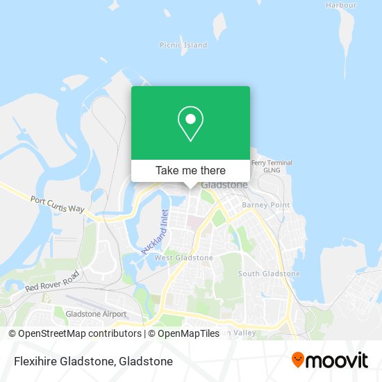 Flexihire Gladstone map