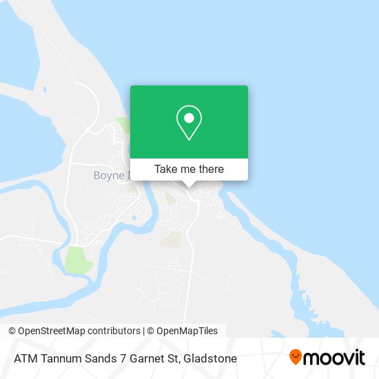 ATM Tannum Sands 7 Garnet St map