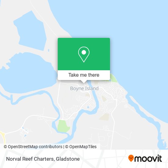 Norval Reef Charters map
