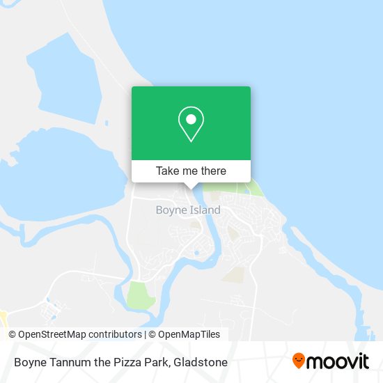 Boyne Tannum the Pizza Park map