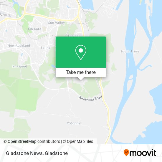 Gladstone News map