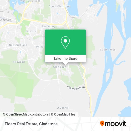 Elders Real Estate map