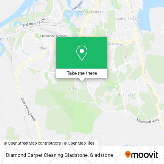 Diamond Carpet Cleaning Gladstone map