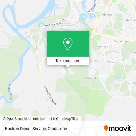 Buckos Diesel Service map