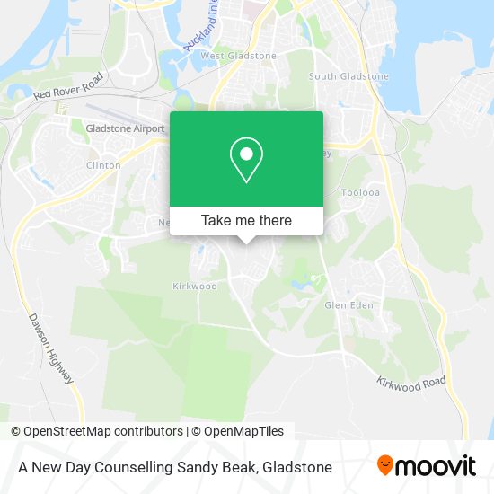 A New Day Counselling Sandy Beak map