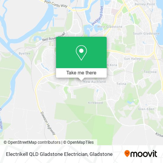 Electrikell QLD Gladstone Electrician map