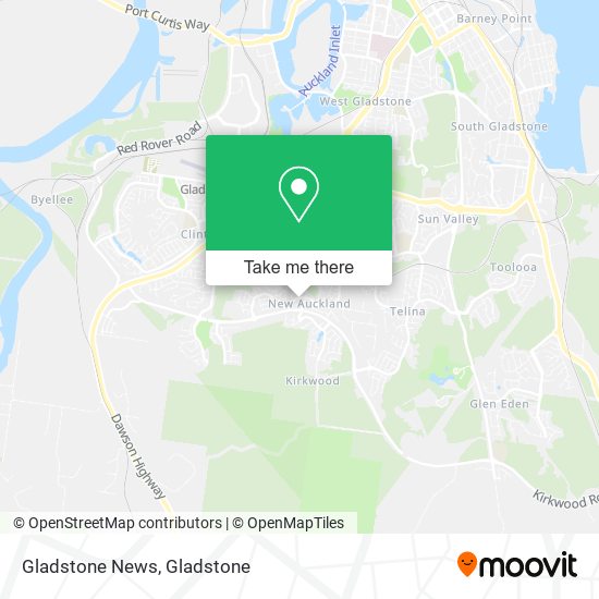 Gladstone News map