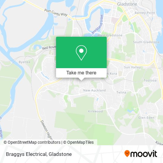 Braggys Electrical map