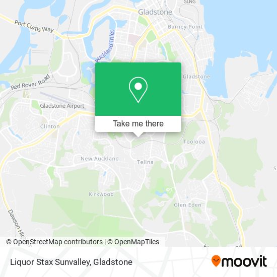 Liquor Stax Sunvalley map