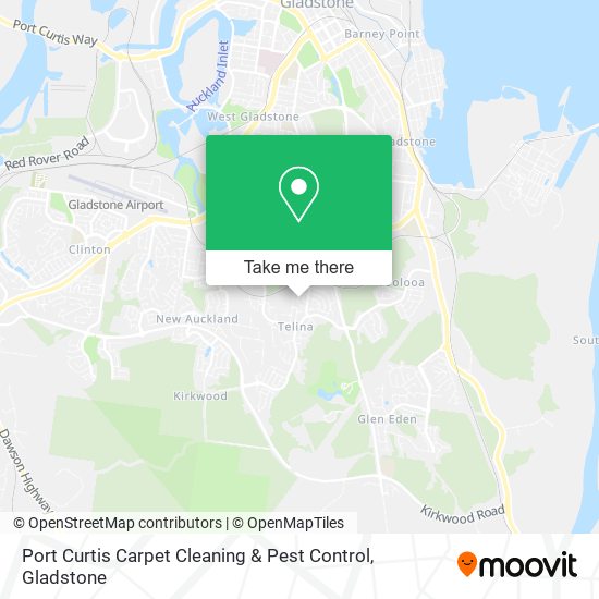 Port Curtis Carpet Cleaning & Pest Control map