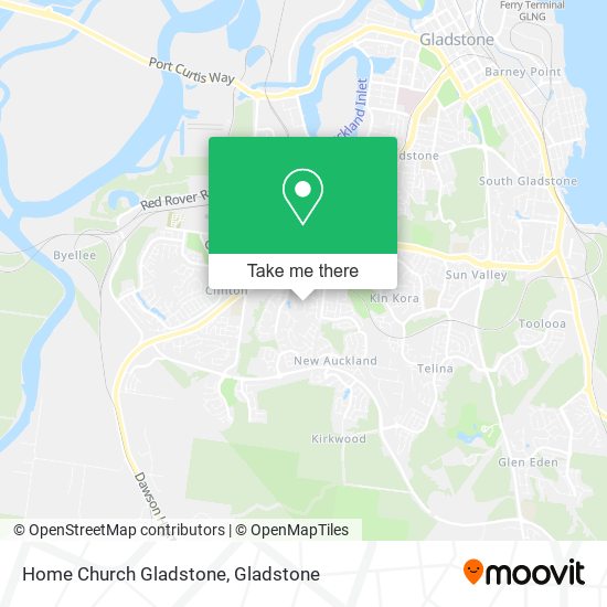 Home Church Gladstone map