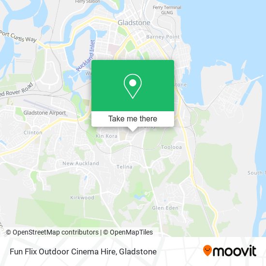 Fun Flix Outdoor Cinema Hire map