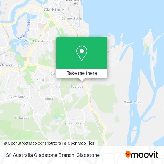 Sfi Australia Gladstone Branch map