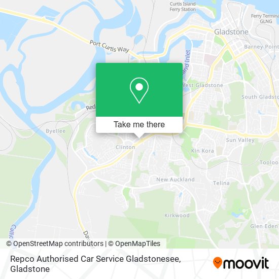 Repco Authorised Car Service Gladstonesee map