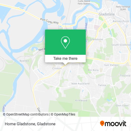Mapa Home Gladstone