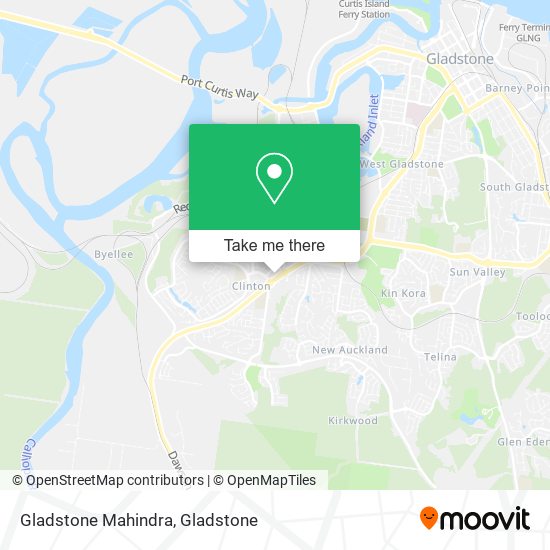 Gladstone Mahindra map