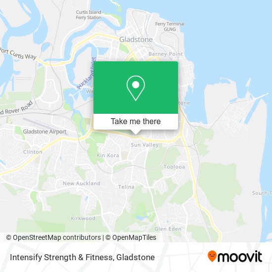 Intensify Strength & Fitness map