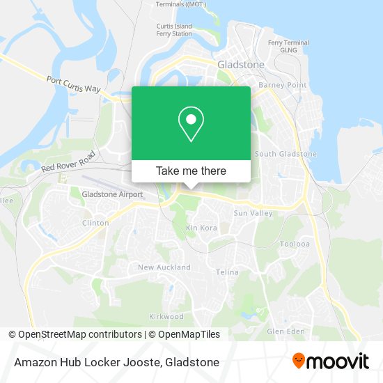 Mapa Amazon Hub Locker Jooste