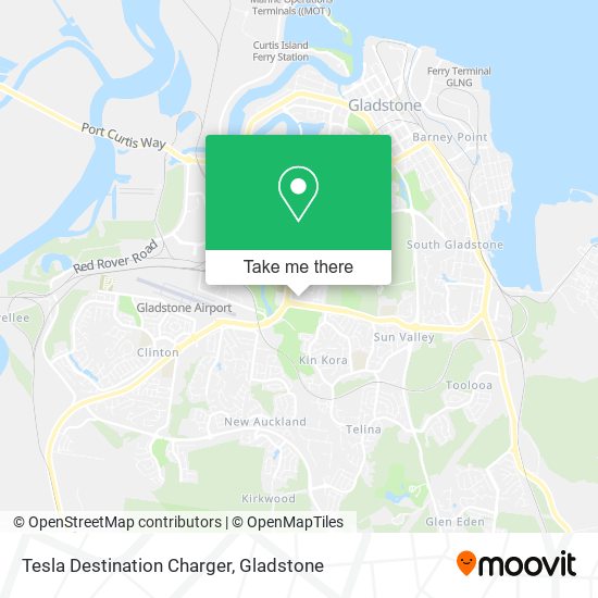 Tesla Destination Charger map